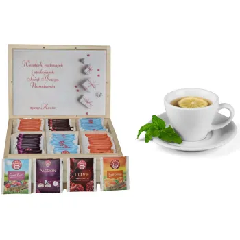 Herbaciarka Pudełko na Herbatę Prezent Święta Hit z Herbatkami w cenie